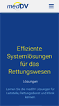 Mobile Screenshot of meddv.de