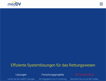 Tablet Screenshot of meddv.de